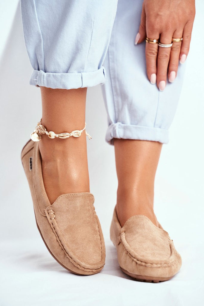 Bateliai Beige Morreno Moccasins